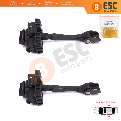2 Pieces Rear Door Stop Check Assy Limiter Strap for Seat Leon MK3 5F ST 5F1 5F8 2012-2020 5F4839203A