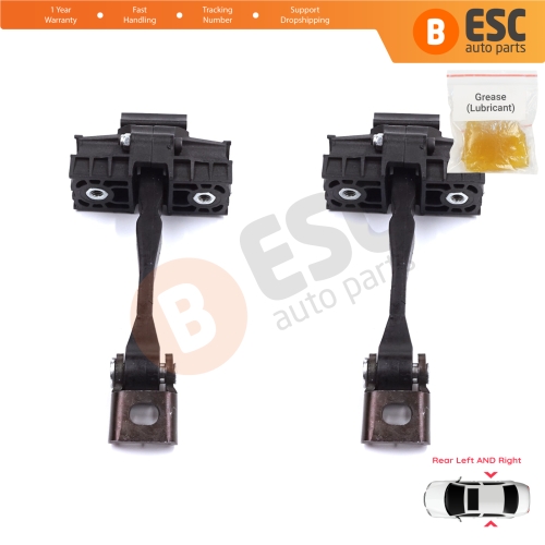2 Pieces Rear Door Stop Check Assy Limiter Strap for Seat Leon MK3 5F ST 5F1 5F8 2012-2020 5F4839203A