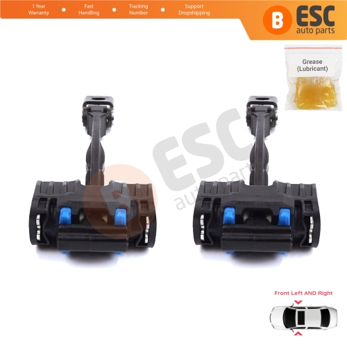 2 Pieces Front Door Stop Check Assy Limiter Strap for Seat Ibiza MK4 IV 6J 6P ST 2008-2017 6J0837249D