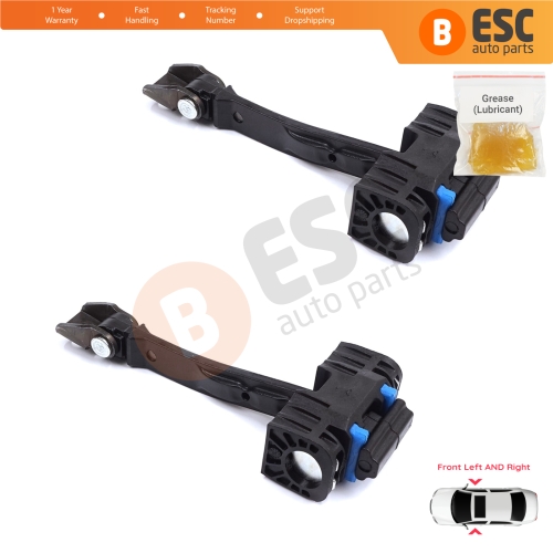 2 Pieces Front Door Stop Check Assy Limiter Strap for Seat Ibiza MK4 IV 6J 6P ST 2008-2017 6J0837249D