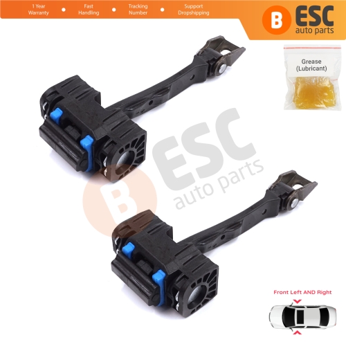 2 Pieces Front Door Stop Check Assy Limiter Strap for Seat Ibiza MK4 IV SC 6J1 6P5 2008-2018 Coupe Sportcoupe 6J3837249D