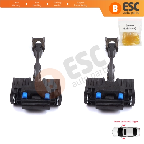 2 Pieces Front Door Stop Check Assy Limiter Strap for Seat Ibiza MK4 IV SC 6J1 6P5 2008-2018 Coupe Sportcoupe 6J3837249D