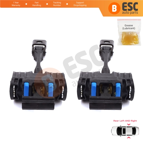 2 Pieces Rear Door Stop Check Assy Limiter Strap for Seat Ibiza MK4 IV 6J 6P ST 2008-2017 6J4839249B
