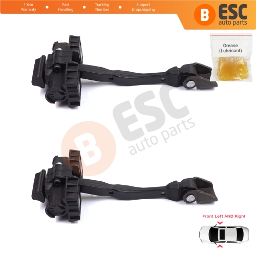 2 Pieces Front Door Stop Check Assy Limiter Strap for Seat Ibiza MK5 V 6F KJ1 Arona KJ 2017-On 6F0837179