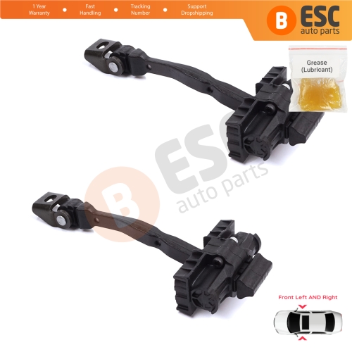 2 Pieces Front Door Stop Check Assy Limiter Strap for Seat Ibiza MK5 V 6F KJ1 Arona KJ 2017-On 6F0837179