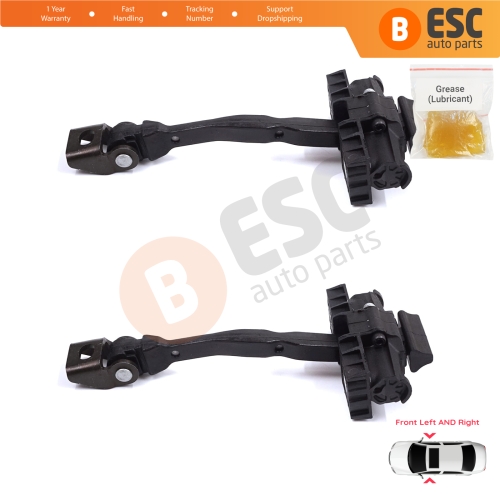 2 Pieces Front Door Stop Check Assy Limiter Strap for Seat Ibiza MK5 V 6F KJ1 Arona KJ 2017-On 6F0837179