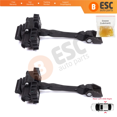 2 Pieces Rear Door Stop Check Assy Limiter Strap for Seat Ibiza MK5 V 6F KJ1 Arona KJ 2017-On 6F0839179