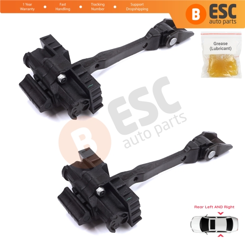 2 Pieces Rear Door Stop Check Assy Limiter Strap for Seat Ibiza MK5 V 6F KJ1 Arona KJ 2017-On 6F0839179
