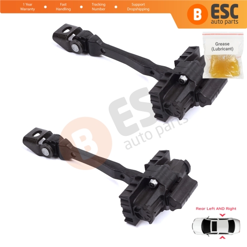 2 Pieces Rear Door Stop Check Assy Limiter Strap for Seat Ibiza MK5 V 6F KJ1 Arona KJ 2017-On 6F0839179