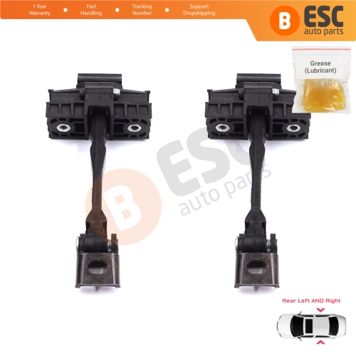 2 Pieces Rear Door Stop Check Assy Limiter Strap for Seat Ibiza MK5 V 6F KJ1 Arona KJ 2017-On 6F0839179
