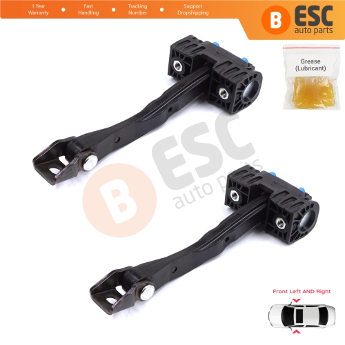2 Pieces Front Door Stop Check Assy Limiter Strap for Seat Leon MK3 III SC 5F5 2013-2018 3-Door HB Coupe 5F3837203A