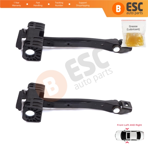 2 Pieces Front Door Stop Check Assy Limiter Strap for Skoda Karoq NU7 ND7 Seat Cupra Ateca KH 57A837203