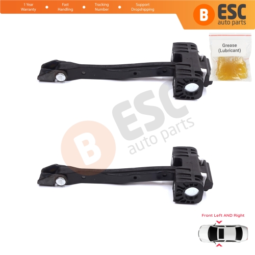 2 Pieces Front Door Stop Check Assy Limiter Strap for Skoda Karoq NU7 ND7 Seat Cupra Ateca KH 57A837203