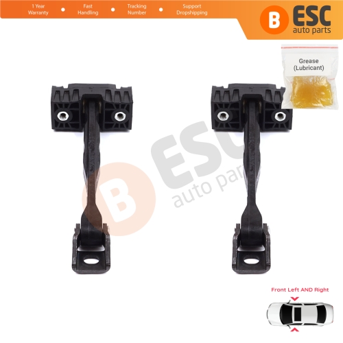 2 Pieces Front Door Stop Check Assy Limiter Strap for Skoda Karoq NU7 ND7 Seat Cupra Ateca KH 57A837203