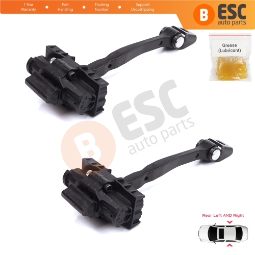 2 Pieces Rear Door Stop Check Assy Limiter Strap for Skoda Karoq NU7 ND7 Seat Cupra Ateca KH 57A839203
