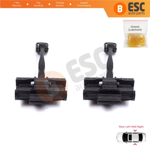 2 Pieces Rear Door Stop Check Assy Limiter Strap for Skoda Karoq NU7 ND7 Seat Cupra Ateca KH 57A839203