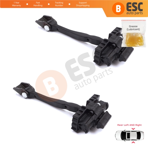2 Pieces Rear Door Stop Check Assy Limiter Strap for Skoda Karoq NU7 ND7 Seat Cupra Ateca KH 57A839203