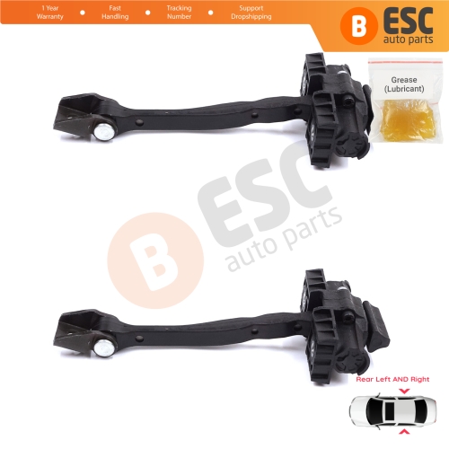 2 Pieces Rear Door Stop Check Assy Limiter Strap for Skoda Karoq NU7 ND7 Seat Cupra Ateca KH 57A839203