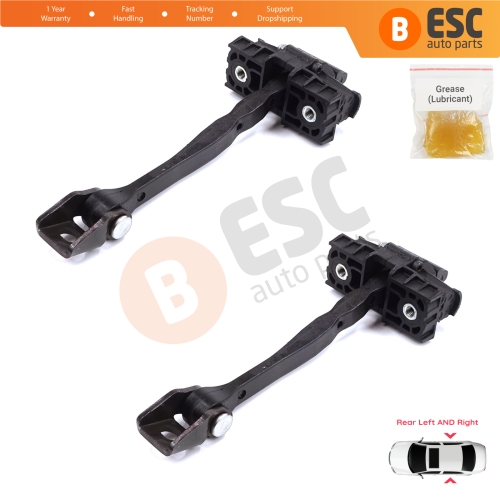 2 Pieces Rear Door Stop Check Assy Limiter Strap for Skoda Karoq NU7 ND7 Seat Cupra Ateca KH 57A839203