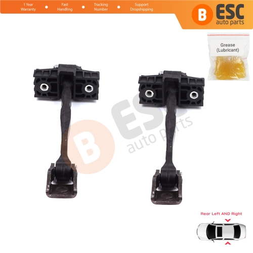 2 Pieces Rear Door Stop Check Assy Limiter Strap for Skoda Karoq NU7 ND7 Seat Cupra Ateca KH 57A839203