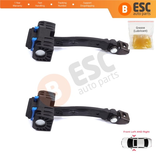 2 Pieces Front Door Stop Check Assy Limiter Strap for Seat Alhambra VW Sharan MK2 II 7N 2010-2023 7N0837249