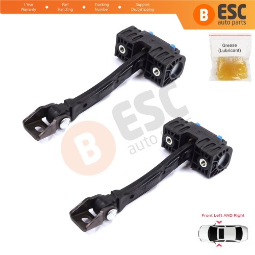 2 Pieces Front Door Stop Check Assy Limiter Strap for Seat Alhambra VW Sharan MK2 II 7N 2010-2023 7N0837249