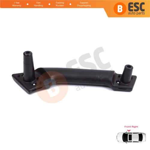 Front Right Inner Door Handle Grip Black for Renault Master MK3 Nissan NV400 Interstar Vauxhall Opel Movano B 8200730607