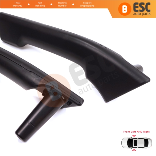 Front Inner Door Handle Grip Black Left Right for Renault Master MK3 Nissan NV400 Interstar Vauxhall Opel Movano B 8200730608