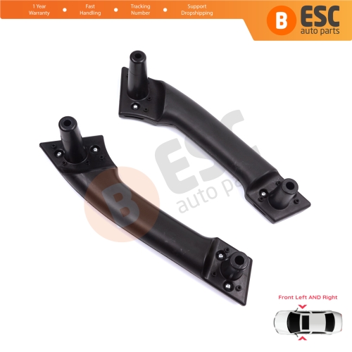 Front Inner Door Handle Grip Black Left Right for Renault Master MK3 Nissan NV400 Interstar Vauxhall Opel Movano B 8200730608