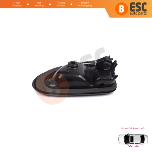 Inner Door Handle Left Black Rod Type for Renault Clio 2 Scenic Megane 1 Trafic Master 2 Mascott Logan 1 Movano Vivaro A Interstar Primastar 1 Daily 7700434716 