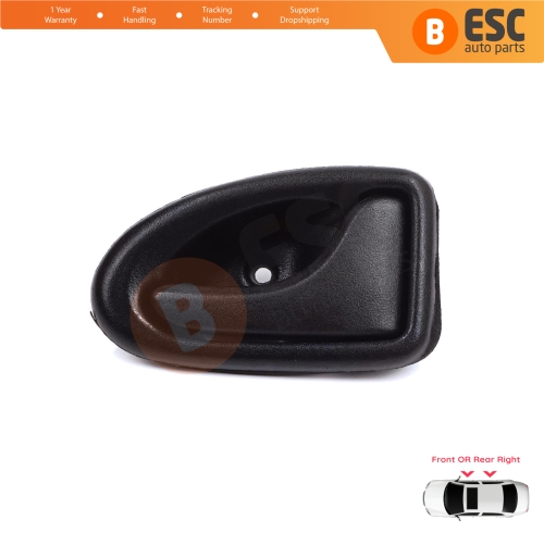 Inner Door Handle Right Black Rod Type for Renault Clio 2 Scenic Megane 1 Trafic Master 2 Mascott Logan 1 Movano Vivaro A Interstar Primastar 1 Daily 7700434717