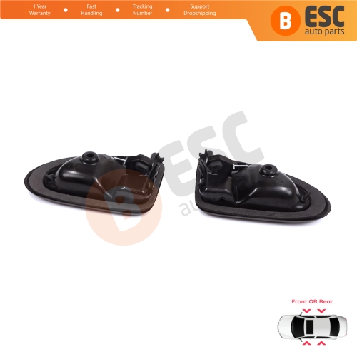 Inner Door Handle Right Left Black Rod Type for Renault Clio 2 Scenic Megane 1 Trafic Master 2 Mascott Logan 1 Movano Vivaro A Interstar Primastar 1 Daily 7700434716 7700434717