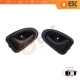 Inner Door Handle Right Left Black Rod Type for Renault Clio 2 Scenic Megane 1 Trafic Master 2 Mascott Logan 1 Movano Vivaro A Interstar Primastar 1 Daily 7700434716 7700434717