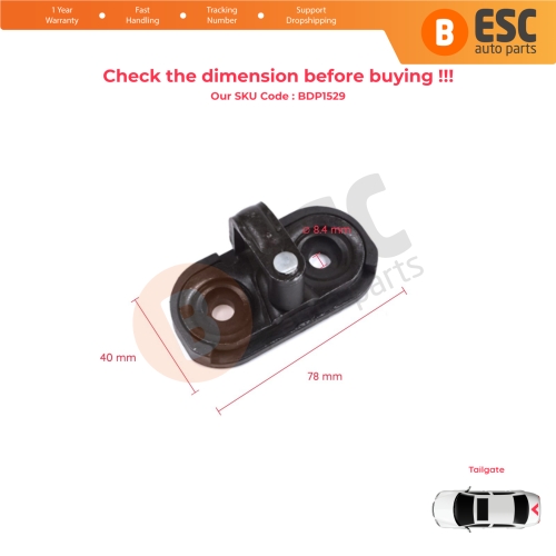 Rear Bonnet Lock Striker for VW Golf Polo MK4 5 Passat B5 Bora Tiguan Touran MK1 Beetle Scirocco Up! Ibiza MK3 Altea Mii Yeti 5L 1T0827517A 