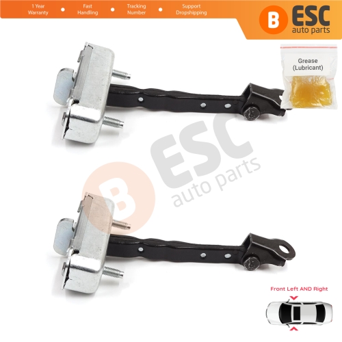 2 Pieces Front Door Stop Check Assy Limiter Strap for Toyota Corolla MK10 E15 2006-2013 6861002130