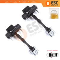 2 Pieces Front Door Stop Check Assy Limiter Strap for Fiat 500 E 332 Electric 52192408