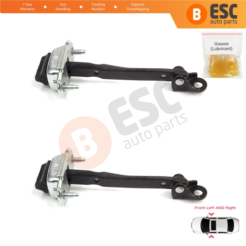 2 Pieces Front Door Stop Check Assy Limiter Strap for Dacia Renault Sandero MK3 LJI Jogger Logan LJI Taliant 804303250R