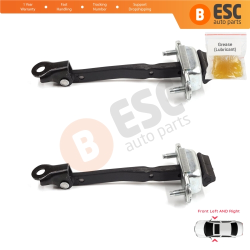2 Pieces Front Door Stop Check Assy Limiter Strap for Dacia Renault Sandero MK3 LJI Jogger Logan LJI Taliant 804303250R