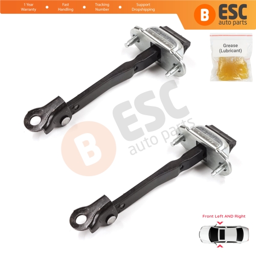2 Pieces Front Door Stop Check Assy Limiter Strap for Dacia Renault Sandero MK3 LJI Jogger Logan LJI Taliant 804303250R
