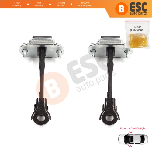 2 Pieces Front Door Stop Check Assy Limiter Strap for Dacia Renault Sandero MK3 LJI Jogger Logan LJI Taliant 804303250R