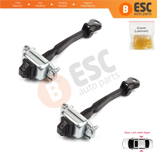 2 Pieces Rear Door Stop Check Assy Limiter Strap for Dacia Renault Sandero MK3 LJI Logan LJI Taliant 824308415R