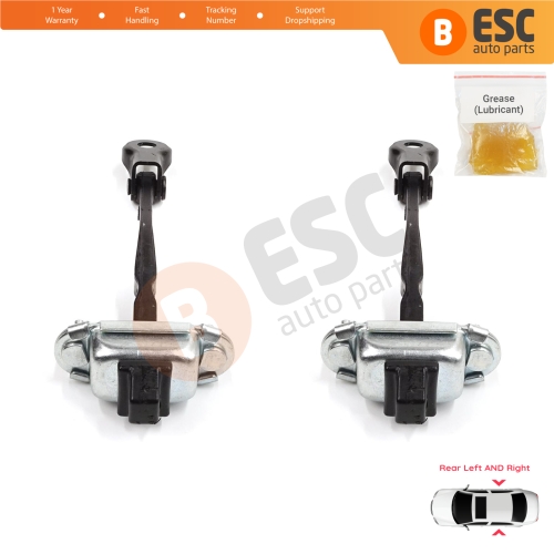 2 Pieces Rear Door Stop Check Assy Limiter Strap for Dacia Renault Sandero MK3 LJI Logan LJI Taliant 824308415R