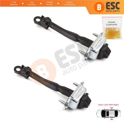 2 Pieces Rear Door Stop Check Assy Limiter Strap for Dacia Renault Sandero MK3 LJI Logan LJI Taliant 824308415R