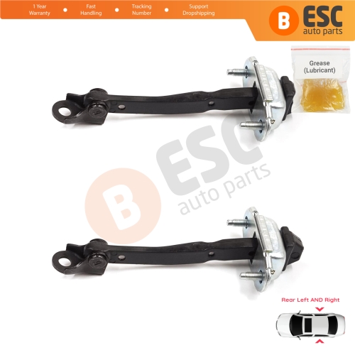 2 Pieces Rear Door Stop Check Assy Limiter Strap for Dacia Renault Sandero MK3 LJI Logan LJI Taliant 824308415R