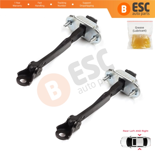 2 Pieces Rear Door Stop Check Assy Limiter Strap for Dacia Renault Sandero MK3 LJI Logan LJI Taliant 824308415R