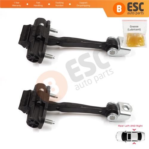 2 Pieces Rear Door Stop Check Assy Limiter Strap for Renault Dacia Duster MK2 HM 2017-2024 804300992R