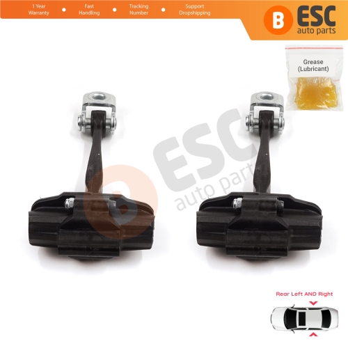 2 Pieces Rear Door Stop Check Assy Limiter Strap for Renault Dacia Duster MK2 HM 2017-2024 804300992R