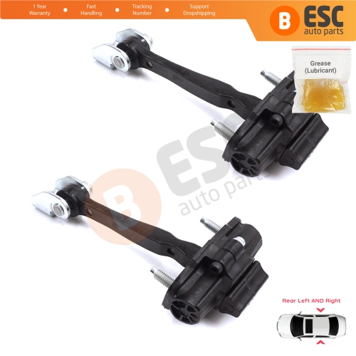 2 Pieces Rear Door Stop Check Assy Limiter Strap for Renault Dacia Duster MK2 HM 2017-2024 804300992R