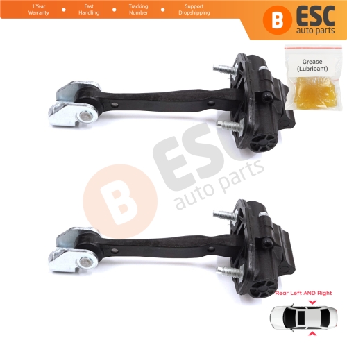 2 Pieces Rear Door Stop Check Assy Limiter Strap for Renault Dacia Duster MK2 HM 2017-2024 804300992R