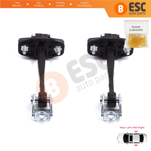 2 Pieces Rear Door Stop Check Assy Limiter Strap for Renault Dacia Duster MK2 HM 2017-2024 804300992R
